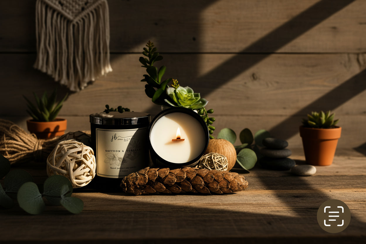 Saffron & Tobacco Soy Candle