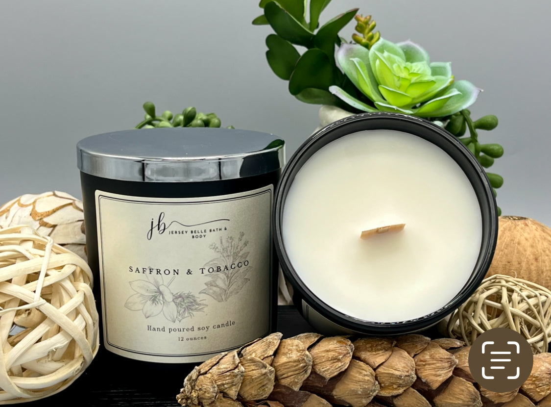 Saffron & Tobacco Soy Candle